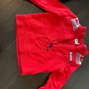 Vineyard vines half zip pull over sweatshirt